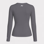 IRO Gray LS Women's Rashguard