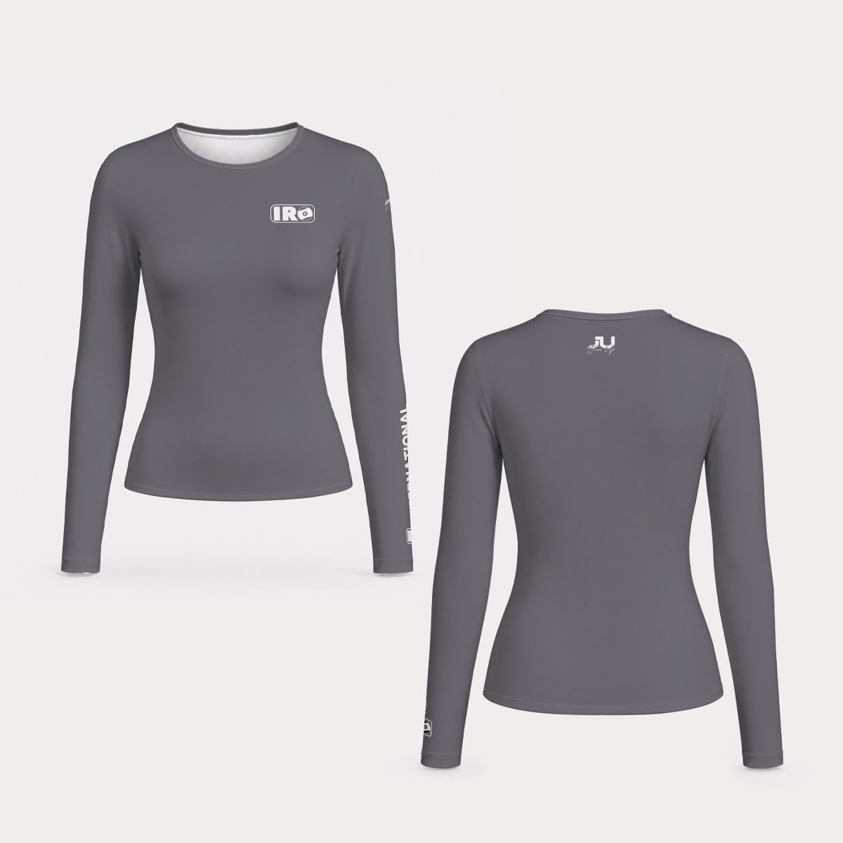 IRO Gray LS Women's Rashguard